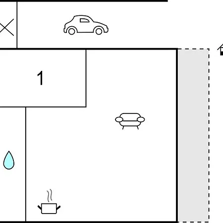 Prázdninový dům 1 Bedroom Gorgeous In Ueckermünde