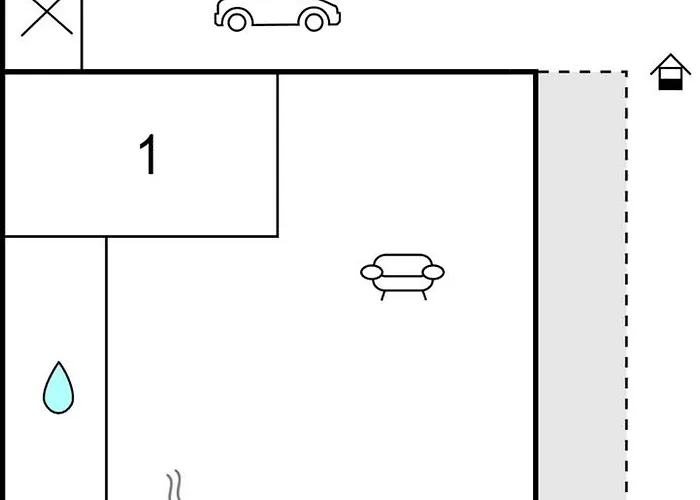 Semesterbostad 1 Bedroom Gorgeous In Ueckermünde